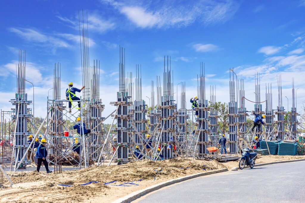 Cập nhập tiến độ thi công imperia green paradise cần giờ