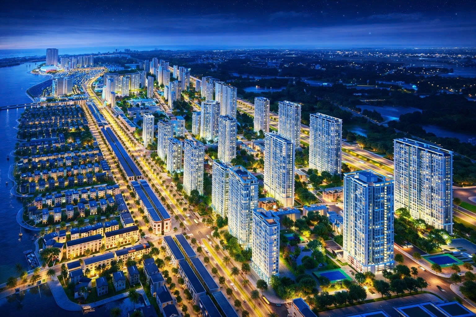 phối cảnh dự án căn hộ imperia green paradise cần giờ